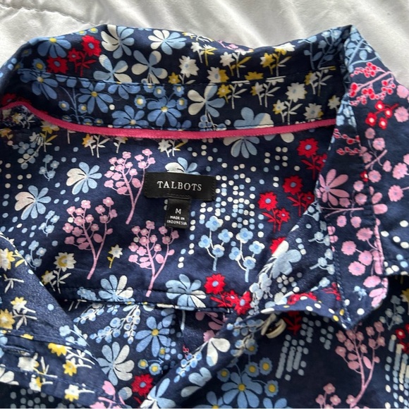 Talbots cotton button down size m - Picture 6 of 7